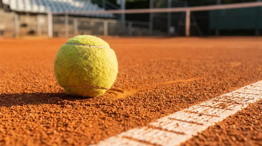Balle de tennis sur surface terre battue à Roland Garros, impact sur les cotes et résultats